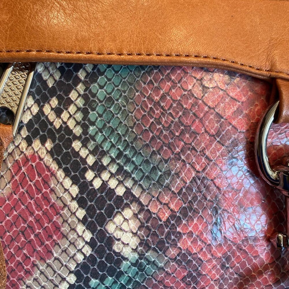 RARE Rebecca Minkoff Multi colored Python Leather… - image 10